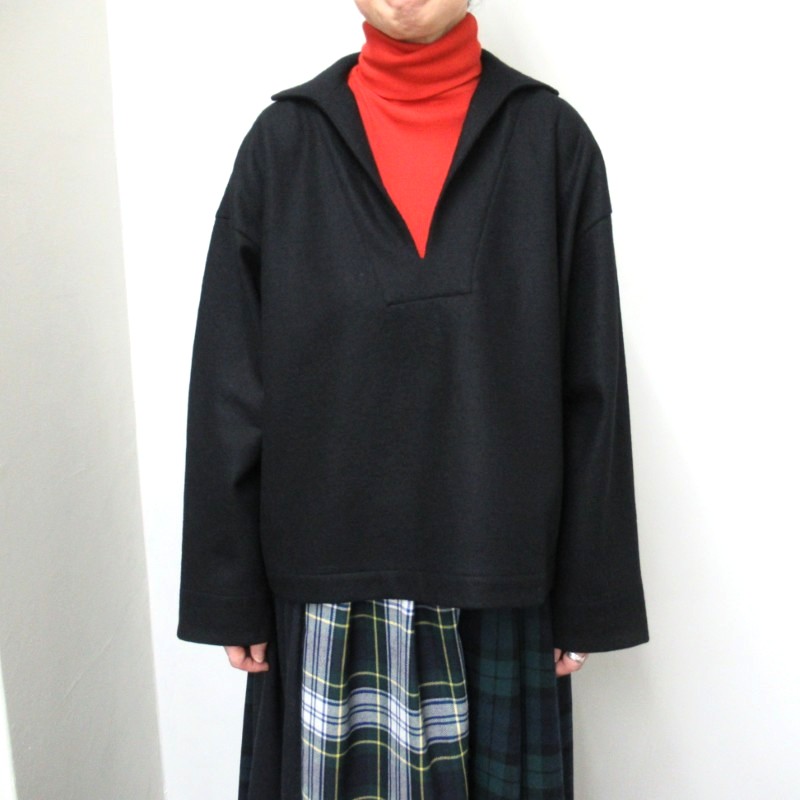 Vent d'oest  圧縮ウールプルオーバー  /BK19 【日本製】